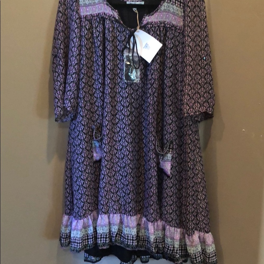 World market Purple with black dress